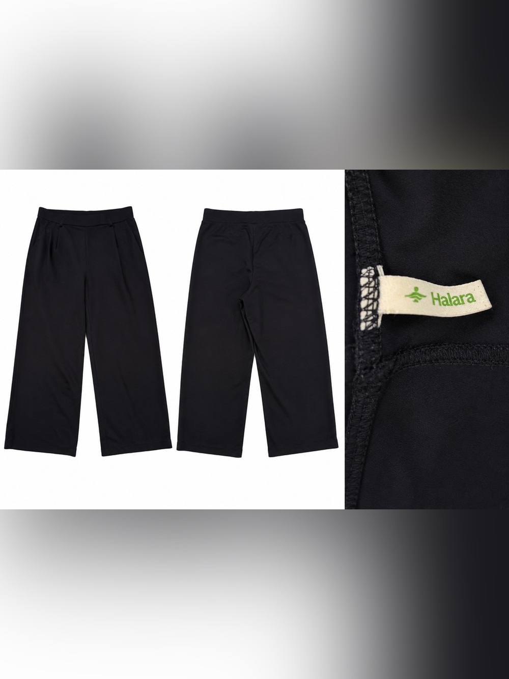 HALARA Black Wide Leg Pants